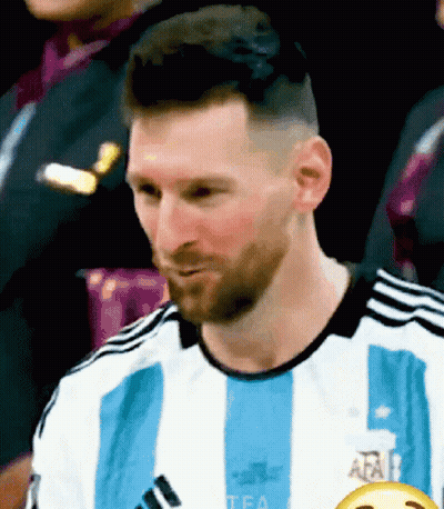 Man With Beard In Striped Shirt Saying Afa GIF