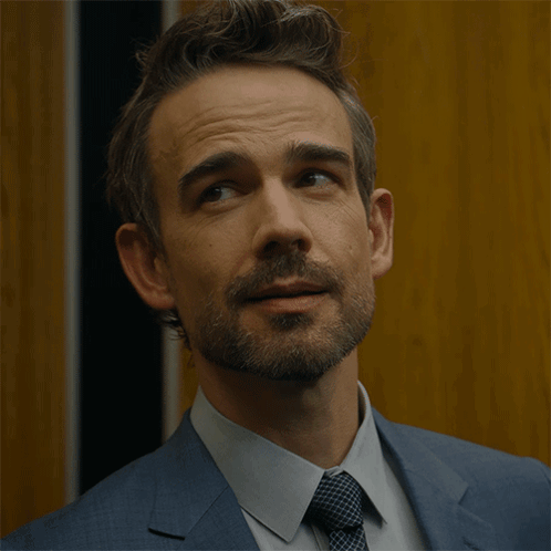 Man With Beard In Suit And Tie GIF
