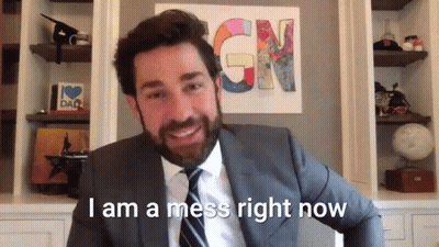 Man With Beard In Suit And Tie Says I Am A Mess Right Now GIF