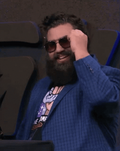 Man With Beard In Sunglasses And NPL Shirt GIF