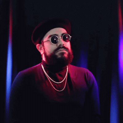 Man With Beard In Sunglasses And Turtleneck GIF