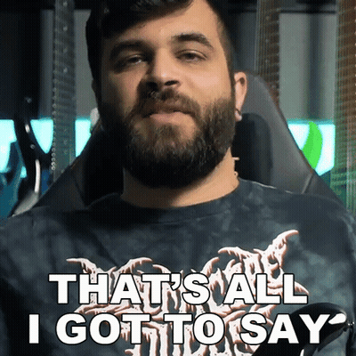 Man With Beard In Tie Dye Shirt Saying That GIF