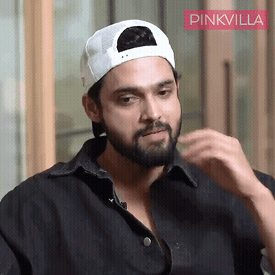 Man With Beard In White Baseball Cap Saying Pinkvilla GIF