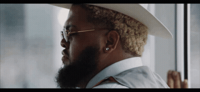 Man With Beard In White Hat And Sunglasses GIF