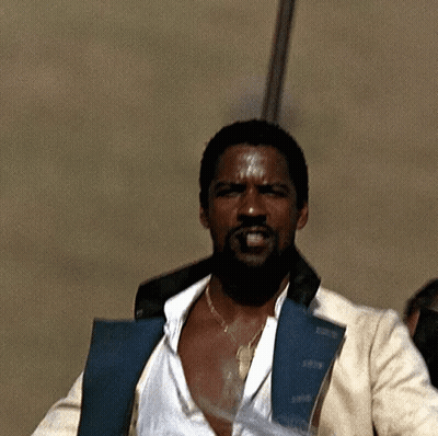 Man With Beard In White Shirt And Blue Jacket GIF