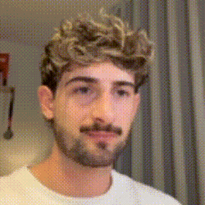 Man With Beard In White Shirt GIF