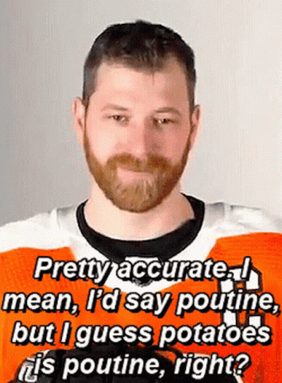 Man With Beard Jersey Saying Pretty Accurate GIF