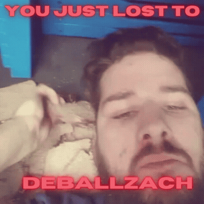 Man With Beard Laying On Bed You Just Lost To Deballzach GIF