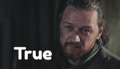Man With Beard Looking At Camera Saying True GIF