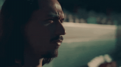 Man With Beard Looking At Something GIF