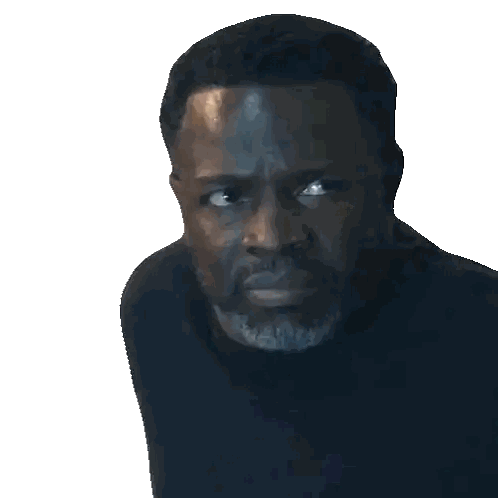 Man With Beard Looking Serious Sticker