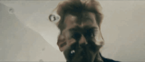 Man With Beard Looking Up GIF