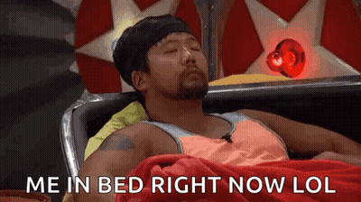 Man With Beard Lying In Bed GIF
