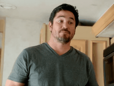 Man With Beard Making Funny Face GIF