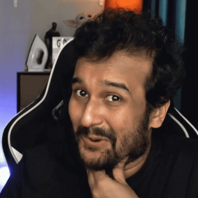 Man With Beard Making Funny Face GIF