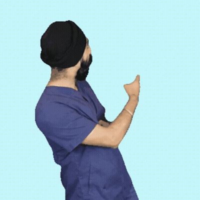 Man With Beard Making Funny Face 65 GIF