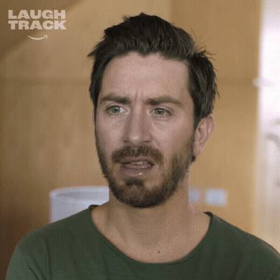 Man With Beard Making Funny Face GIF