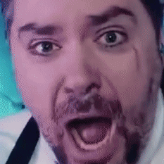 Man With Beard Making Funny Face GIF