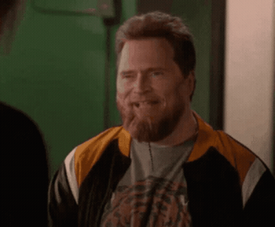 Man With Beard Making Funny Face GIF