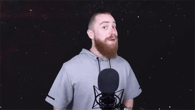Man With Beard Making Funny Face GIF