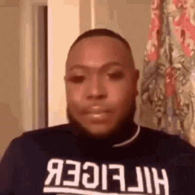 Man With Beard Making Funny Face GIF