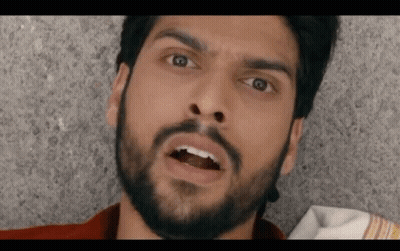 Man With Beard Making Funny Face GIF