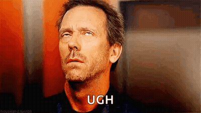 Man With Beard Making Funny Face Saying Ugh GIF
