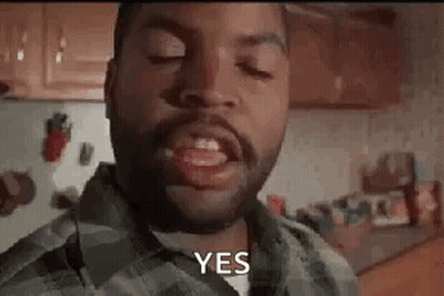 Man With Beard Making Funny Face Saying Yes GIF