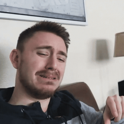 Man With Beard Making Funny Face GIF