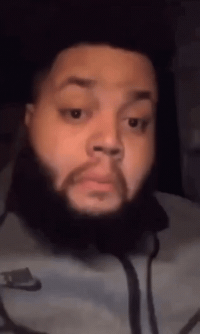 Man With Beard Making Funny Face GIF