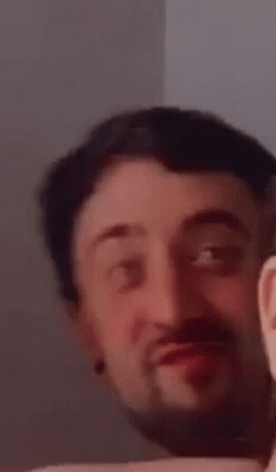 Man With Beard Making Funny Face GIF