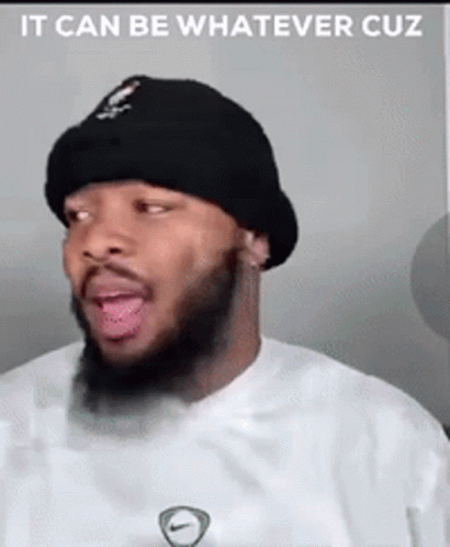 Man With Beard Making Funny Face GIF