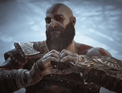 Man With Beard Making Heart GIF