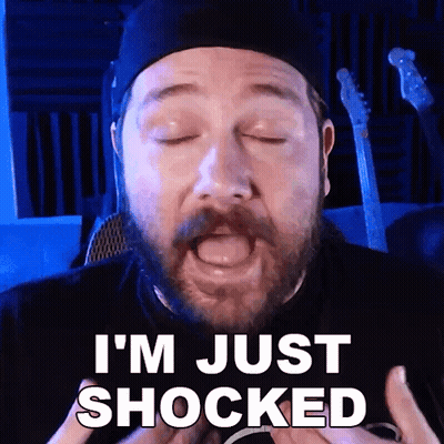 Man With Beard Making Shocked Face GIF