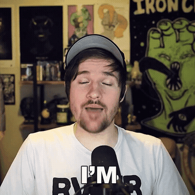Man With Beard Making Shocked Face GIF