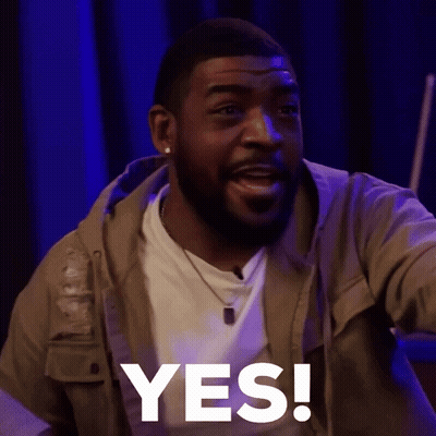 Man With Beard Making Yes Gesture GIF