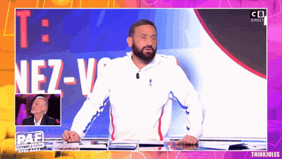 Man With Beard On TV Show Paf GIF