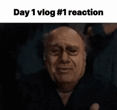 Man With Beard Pointing Day 1 Vlog #1 Reaction GIF