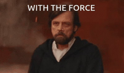 Man With Beard Pointing With Force GIF