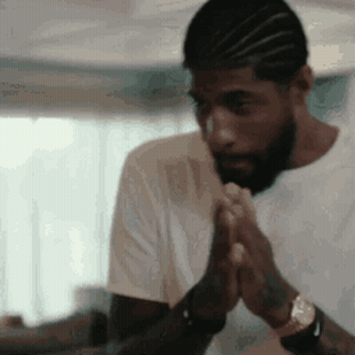 Man With Beard Praying GIF