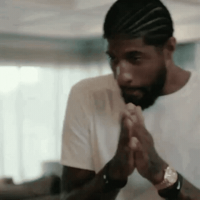 Man With Beard Praying GIF
