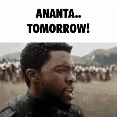 Man With Beard Saying Ananta Tomorrow GIF