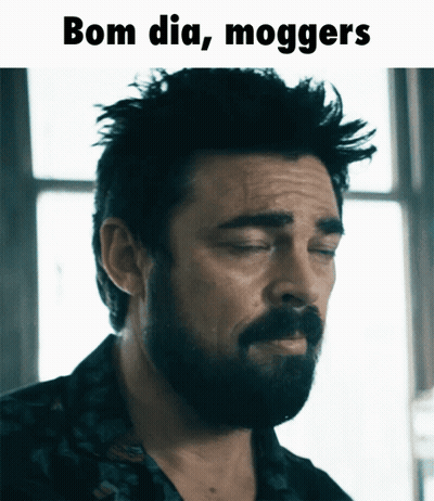 Man With Beard Saying Bom Dia Moggers GIF
