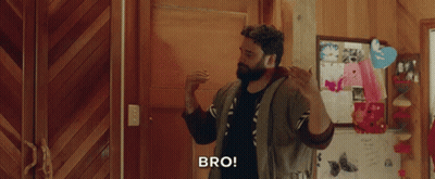 Man With Beard Saying Bro GIF