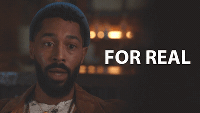 Man With Beard Saying For Real GIF