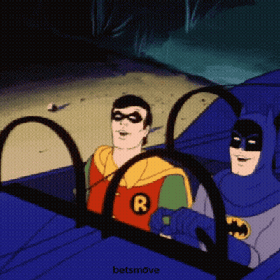 Man With Beard Saying He's Bat Shit Crazy In Pink Letters GIF