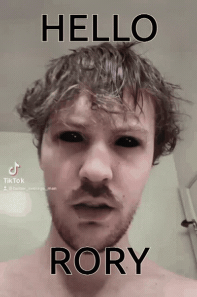 Man With Beard Saying Hello Rory GIF