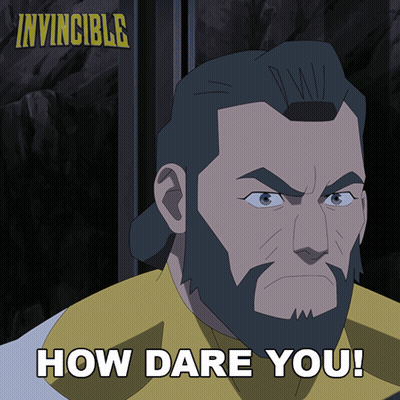 Man With Beard Saying How Dare You GIF