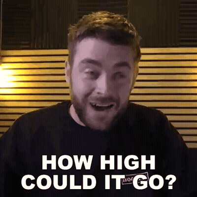 Man With Beard Saying How High Could It Go