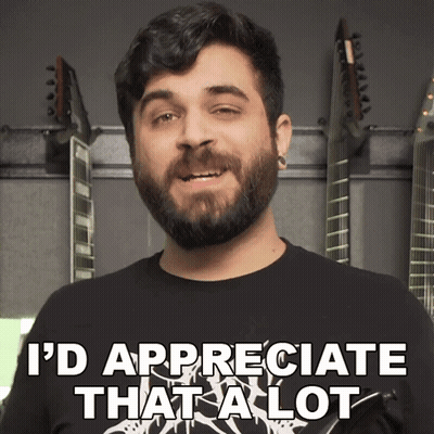Man With Beard Saying I Appreciate That GIF